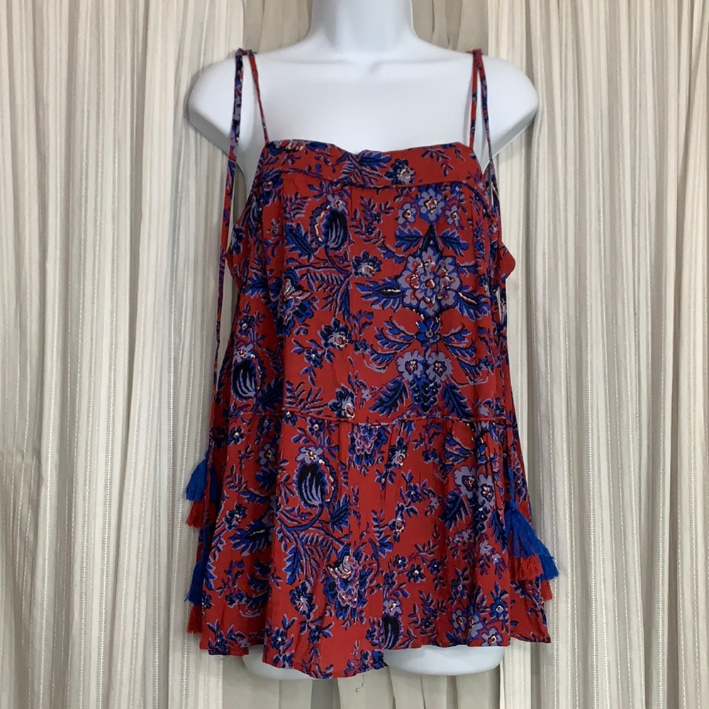Loft baby doll strapped tank top Medium